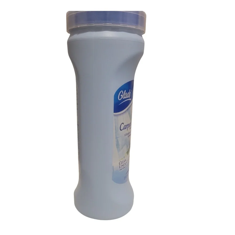 Glade‎ Carpet/Room Odor Eliminator Clean Linen Scent 32 oz Powder Discontinued